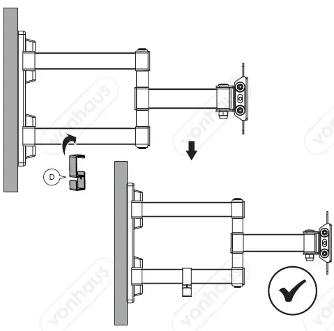 VonHaus-3000245-Tilt-and-Swivel-TV-Bracket-FIG-13