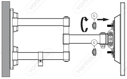 VonHaus-3000245-Tilt-and-Swivel-TV-Bracket-FIG-16