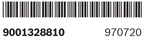 BOSCH TWK6A011 ComfortLine Kettle - Bar Code