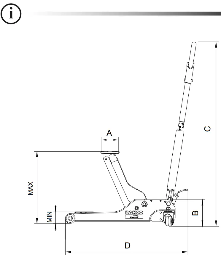 BAHCO BH13000 Trolly Jack - fig 5