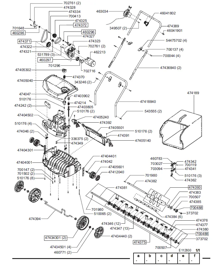AL-KO 103388 Combi Care 38 E Comfort Electric Lawn Scarifier fig 12