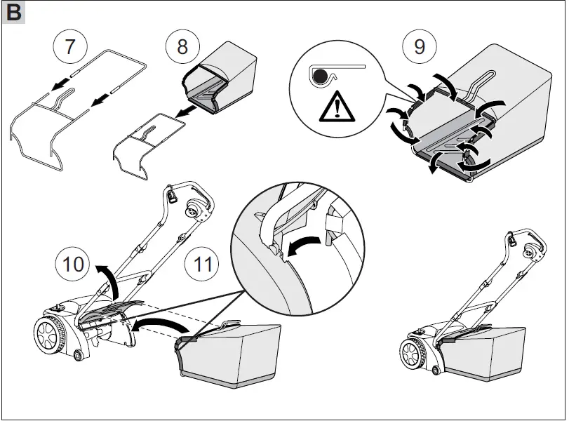 AL-KO 103388 Combi Care 38 E Comfort Electric Lawn Scarifier fig 2