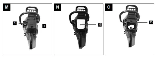scheppach 5910120903 CSP50 Petrol Chainsaw- fig 2