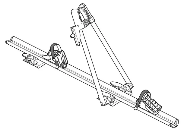 halfords Roof Mount Cycle Carrier Fitting - 1