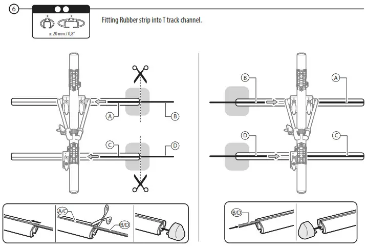 halfords Roof Mount Cycle Carrier Fitting - 22