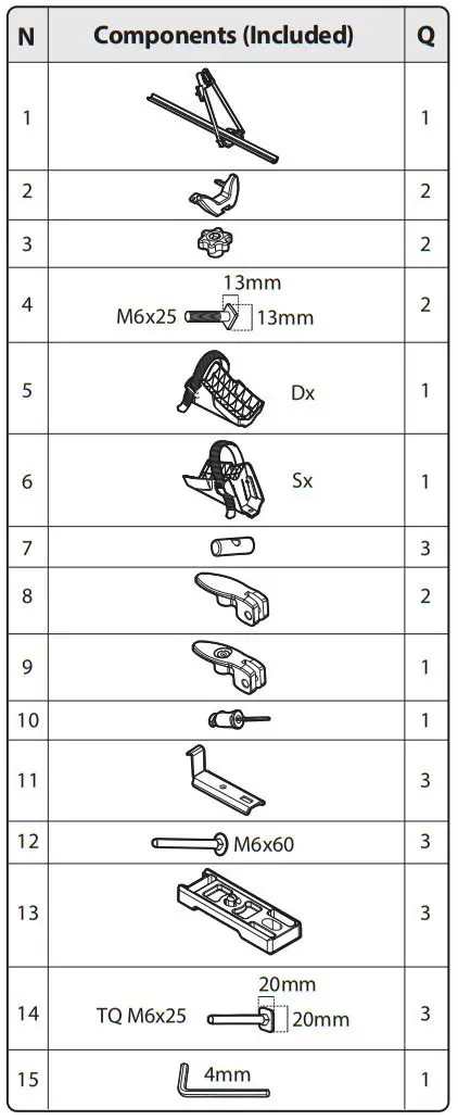 halfords Roof Mount Cycle Carrier Fitting - 3