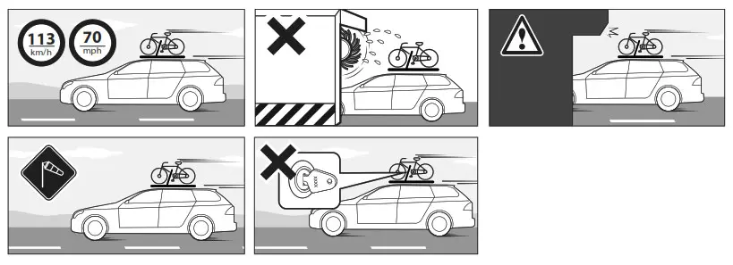 halfords Roof Mount Cycle Carrier Fitting - 30