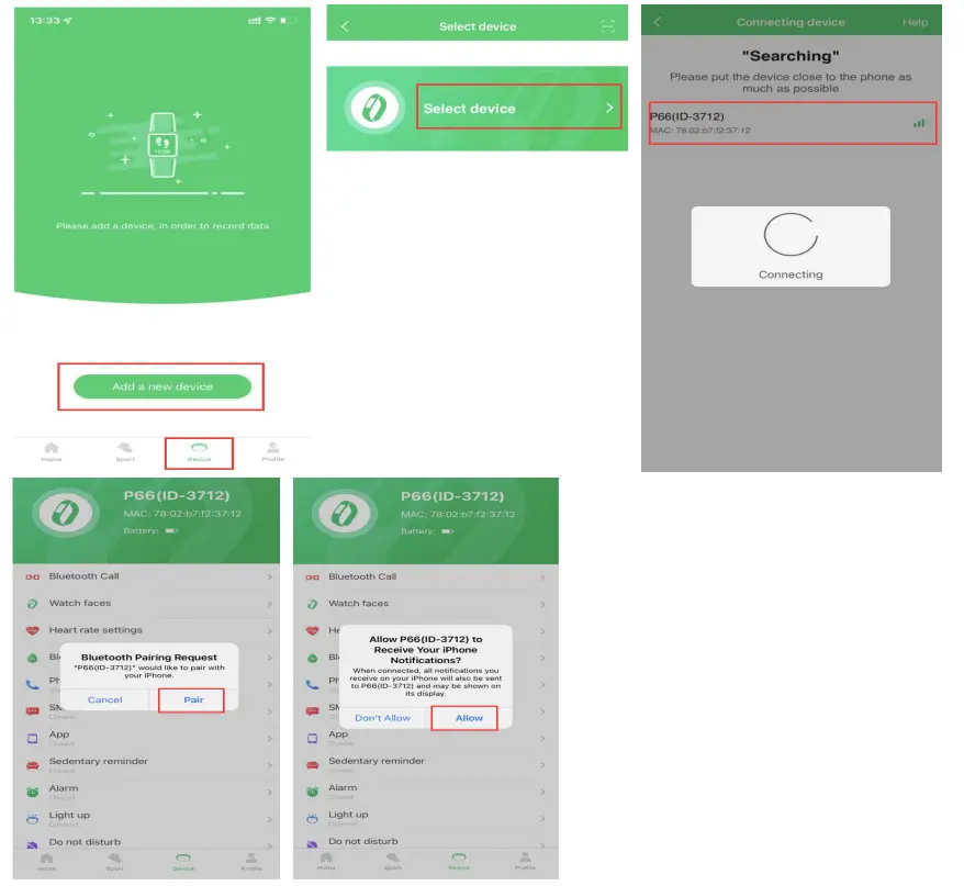 Popglory P66 Smart Watch fig 13