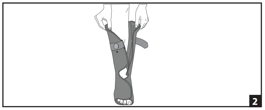 DJO Procare XCELTRAX AIR Tall Walker Brace - FIG 2