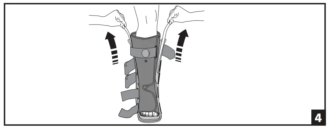 DJO Procare XCELTRAX AIR Tall Walker Brace - FIG 4
