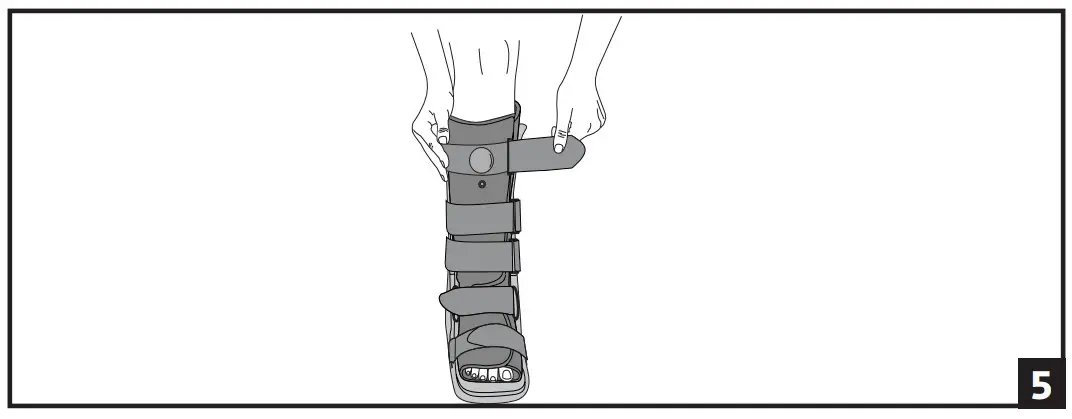 DJO Procare XCELTRAX AIR Tall Walker Brace - FIG 5