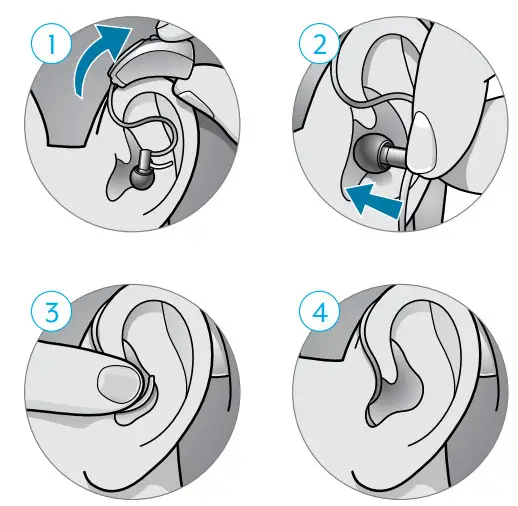 Starkey Micro Receiver-In-Canal With Earbud - Insertion and Removal