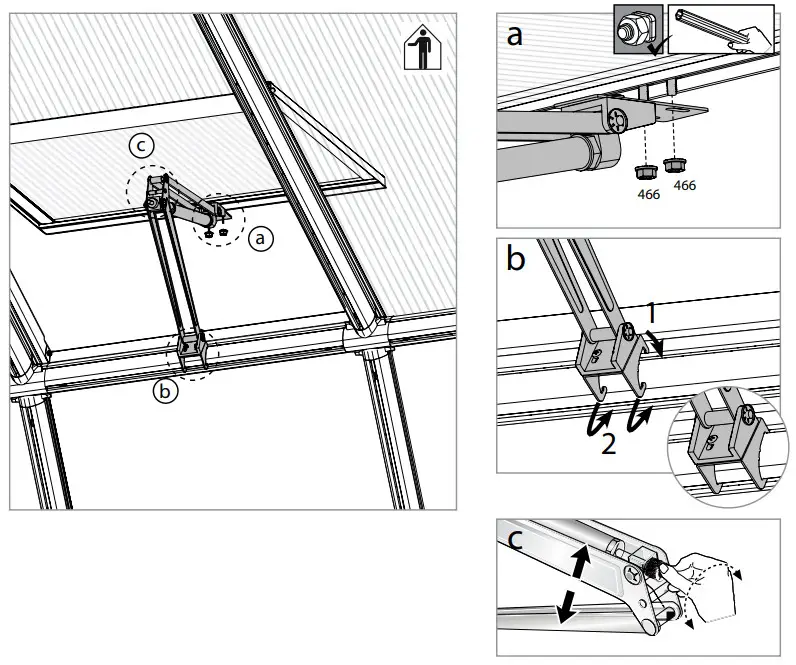 PALRAM Rion Automatic Vent Opener - 4