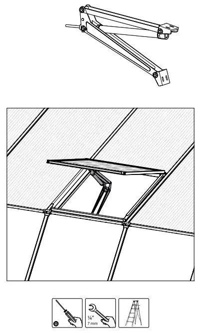 PALRAM Rion Automatic Vent Opener - Assembly Instructions