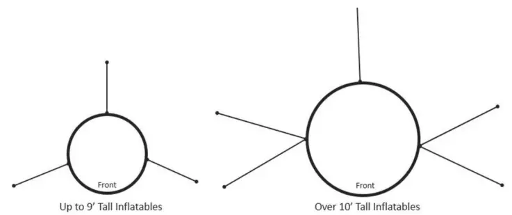 Pool Warehouse Christmas Time 7ft Inflatable Santa Countdown with Lights-fig6
