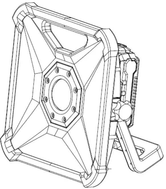 NORDIC 18V Cordless LED Working Light - Figure 1