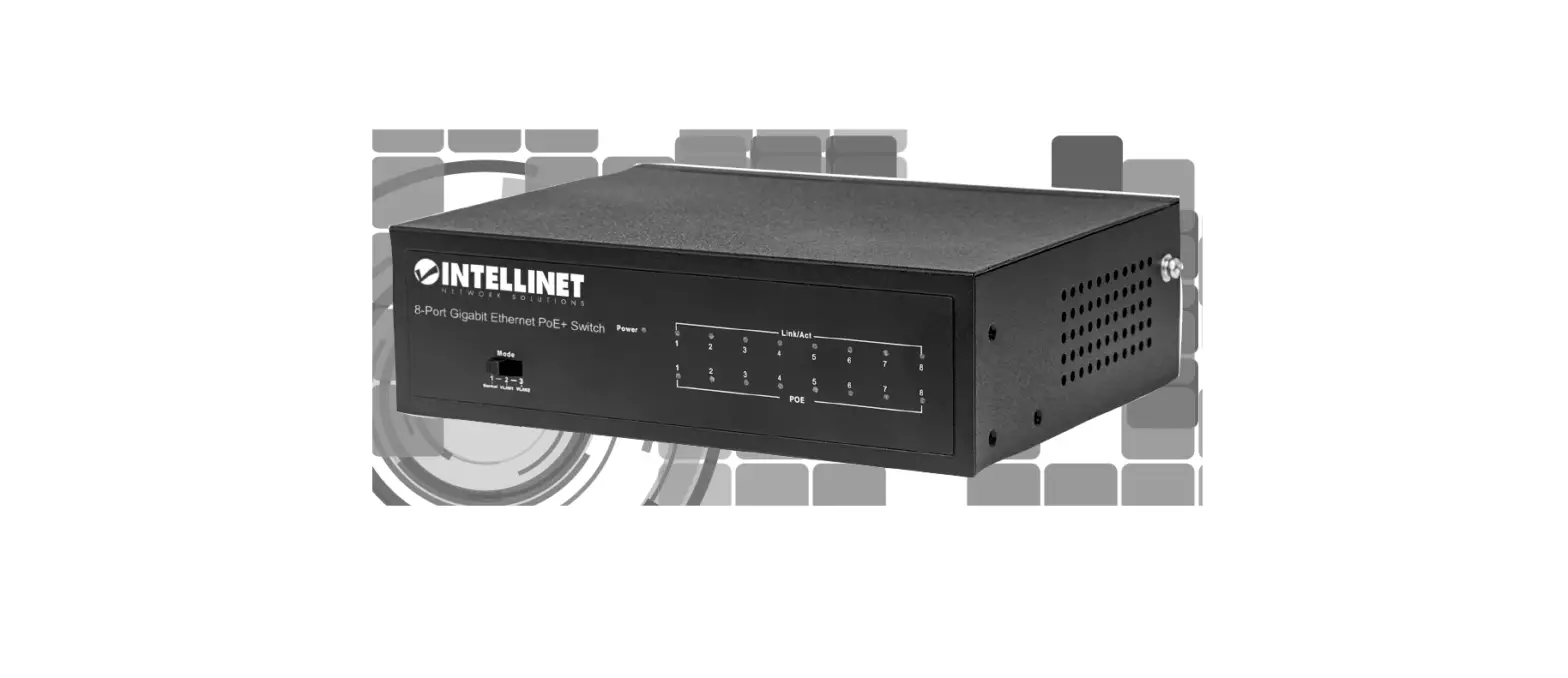 Intellinet 561204 8-port Gigabit Ethernet Poe+ Switch Instructions Intellinet 561204 8-port Gigabit Ethernet Poe+ Switch Instructions