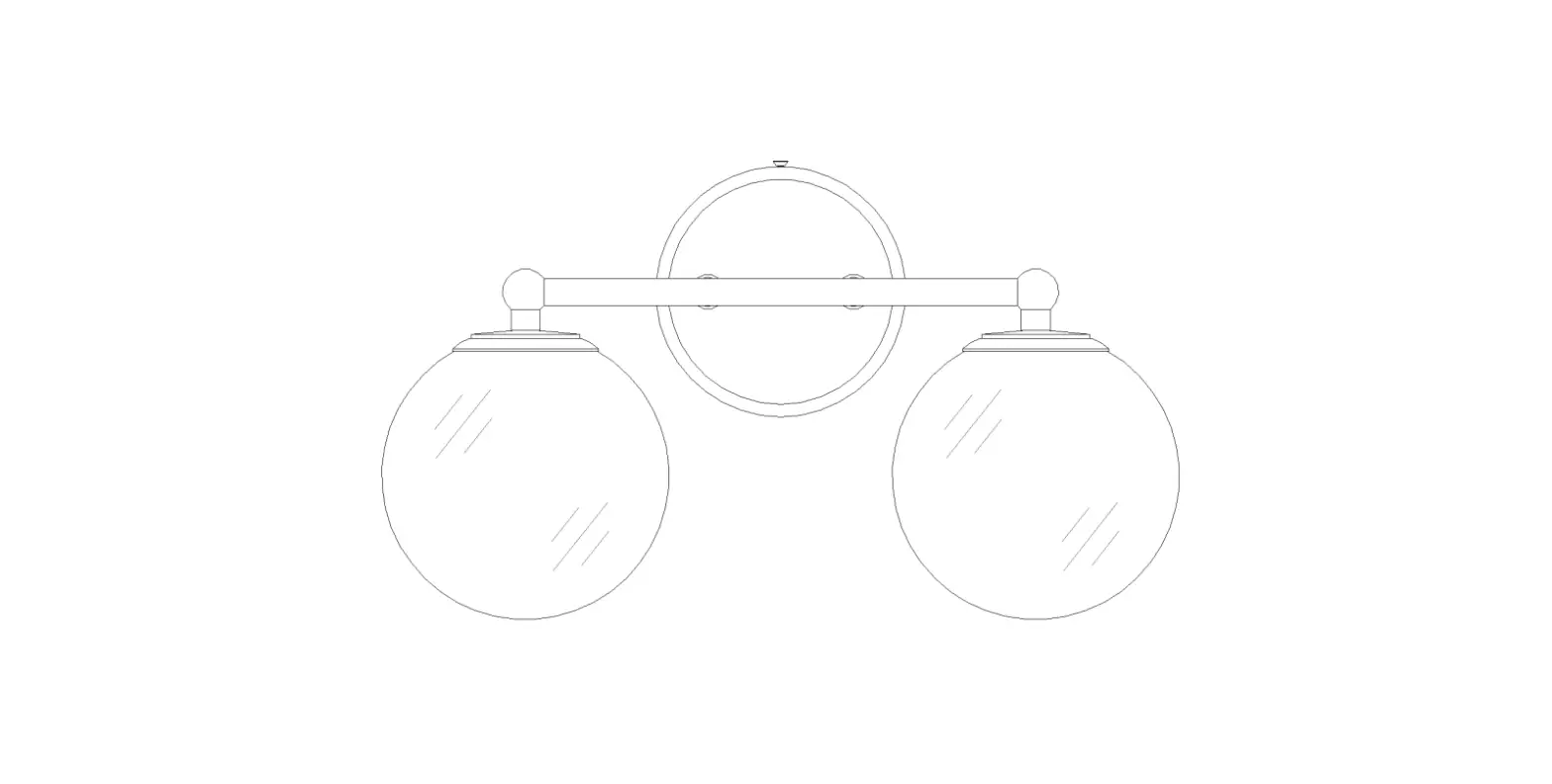 Uolfin A04310 15 Inch 2-light Matte Gold With Globe Glass Modern-contemporary Vanity Light Installation Guide