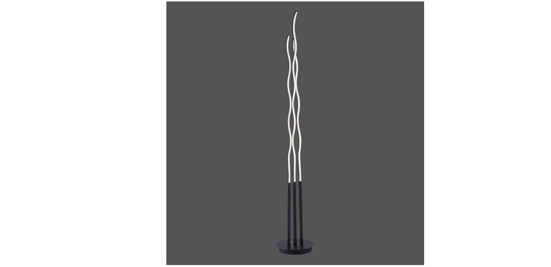 Leuchten Direkt 922572 Wave Floor Lamp Led Black Instruction Manual