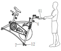 SUNNY HEALTH FITNESS SF B1877 Endurance Belt Drive Magnetic Indoor Exercise Cycle Bike - fig14