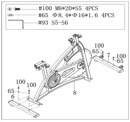 SUNNY HEALTH FITNESS SF B1877 Endurance Belt Drive Magnetic Indoor Exercise Cycle Bike - fig4