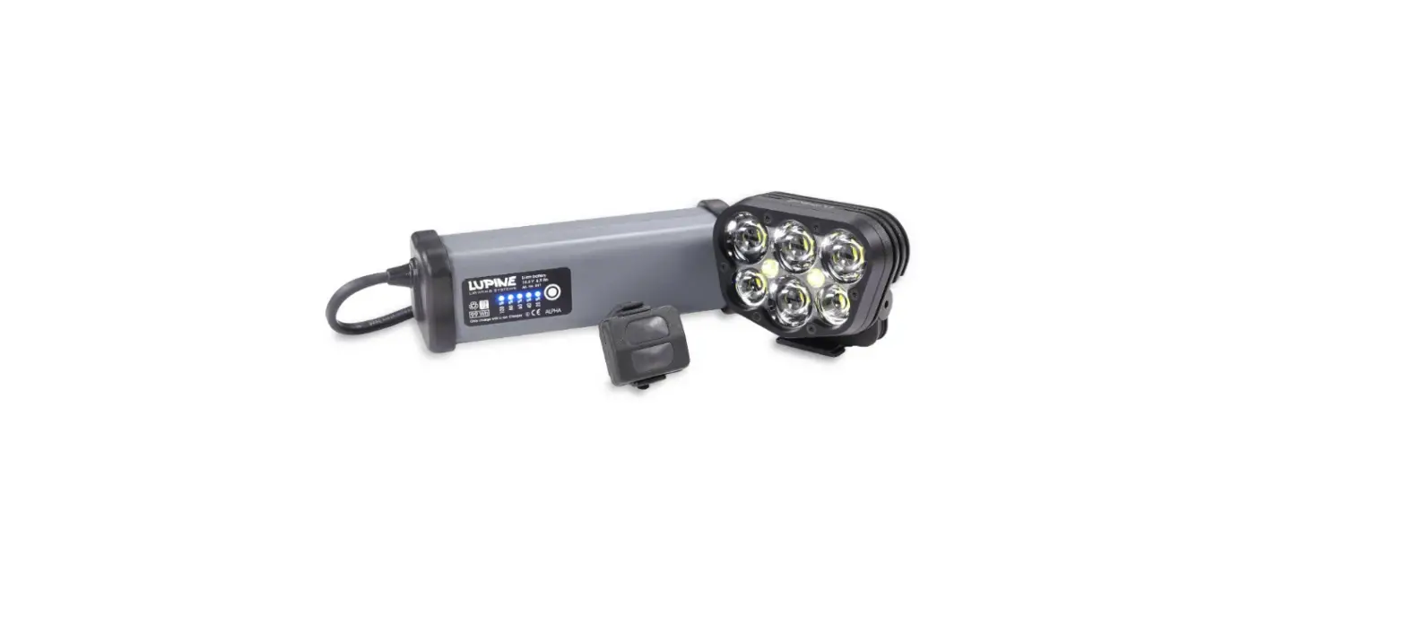 Lupine 8100 Alpha Helmet Light System Instruction Manual