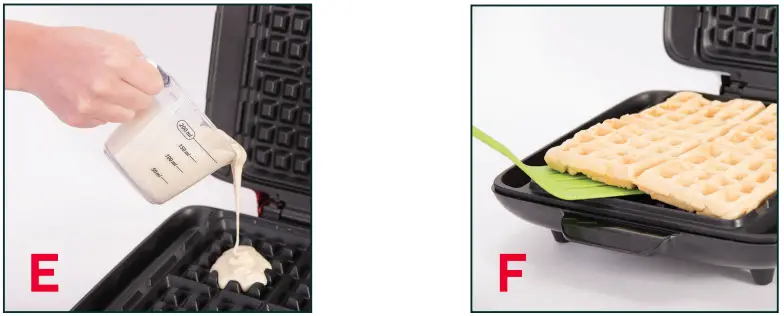 DASH DNMWM400 No Mess Maker Machine Waffle - fig 5
