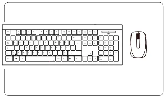 hama xx182664 Wireless Keyboard & Mouse Set