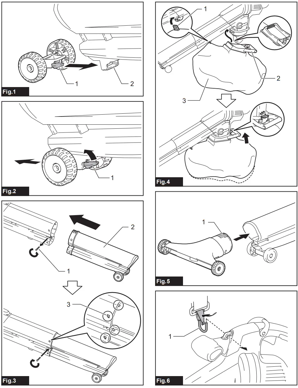 makita DUB187 Cordless Blower Vacuum Cleaner - fig 2