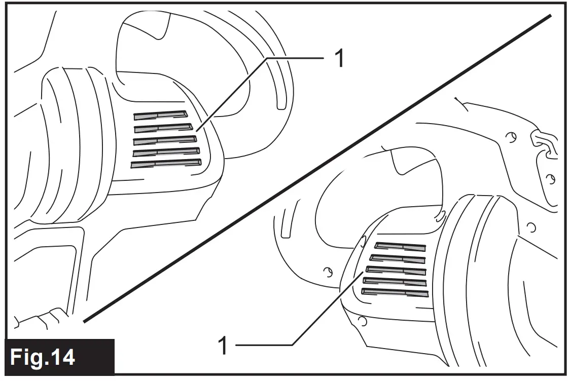 makita DUB187 Cordless Blower Vacuum Cleaner - fig 4