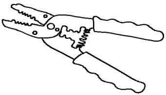 LNC A04738 2 Light 12 in 2 Pack Matte Black Clear Glass Rectangle Outdoor Wall Light - Wire cutter