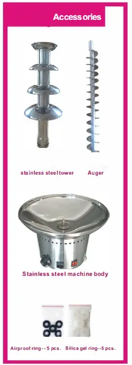 ggm gastro SBCH4 Chocolate Fountain 1