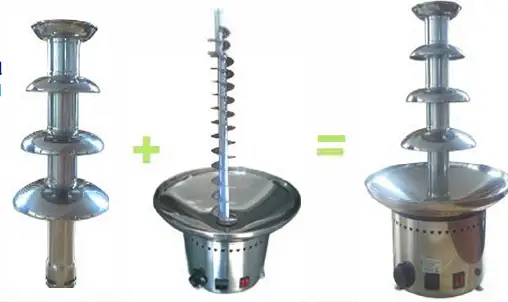 ggm gastro SBCH4 Chocolate Fountain 3