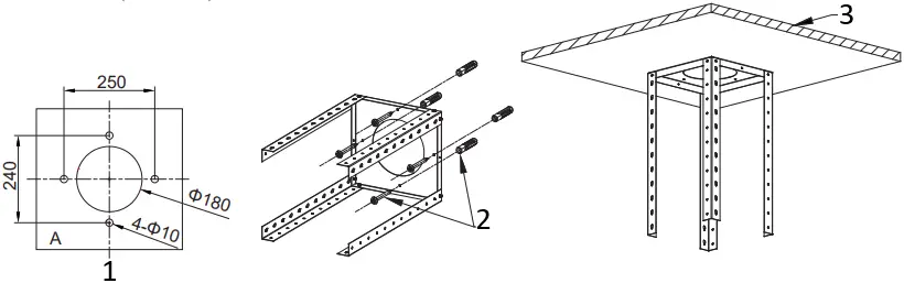 Midea 90M83 90cm T Shape Island Rangehood A12