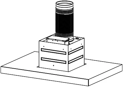 Midea 90M83 90cm T Shape Island Rangehood A9