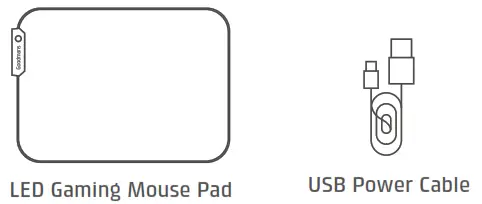 Goodmans 367384 LED Gaming Mouse Pad - 2