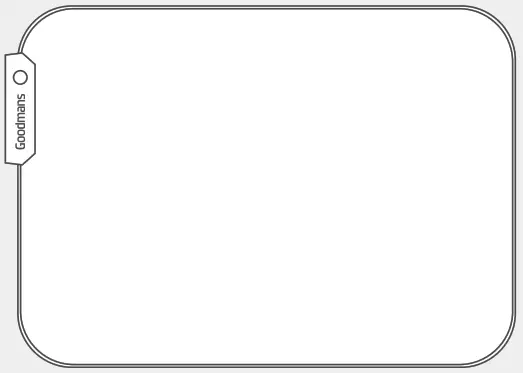 Goodmans 367384 LED Gaming Mouse Pad