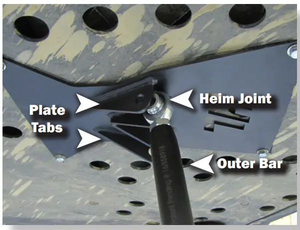 HIGHLIFTER CAL F CMX3 Can Am Maverick X3 Front Control Arm Link Kit - LINK BAR