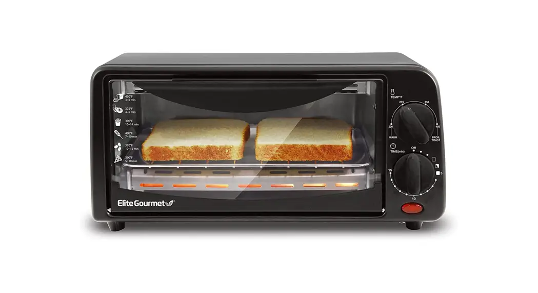 Elite Gourmet Eto236 2-slice Toaster Oven With Timer Instruction Manual