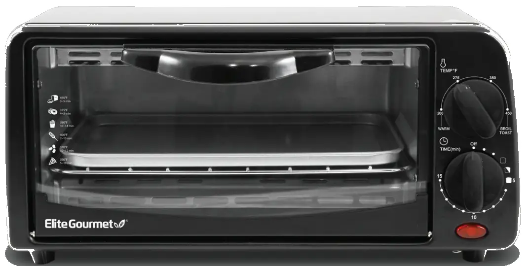 Elite Gourmet ETO236 2-Slice Toaster Oven with Timer
