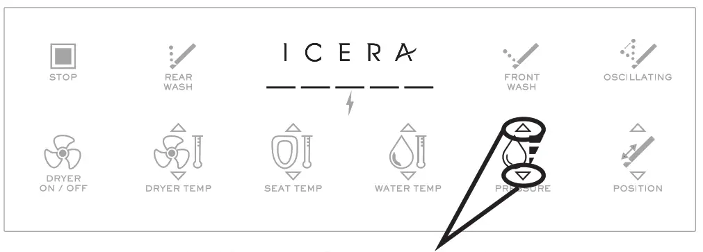 ICERA Muse iWash CS-20 Integrated Bidet Toilet - 23
