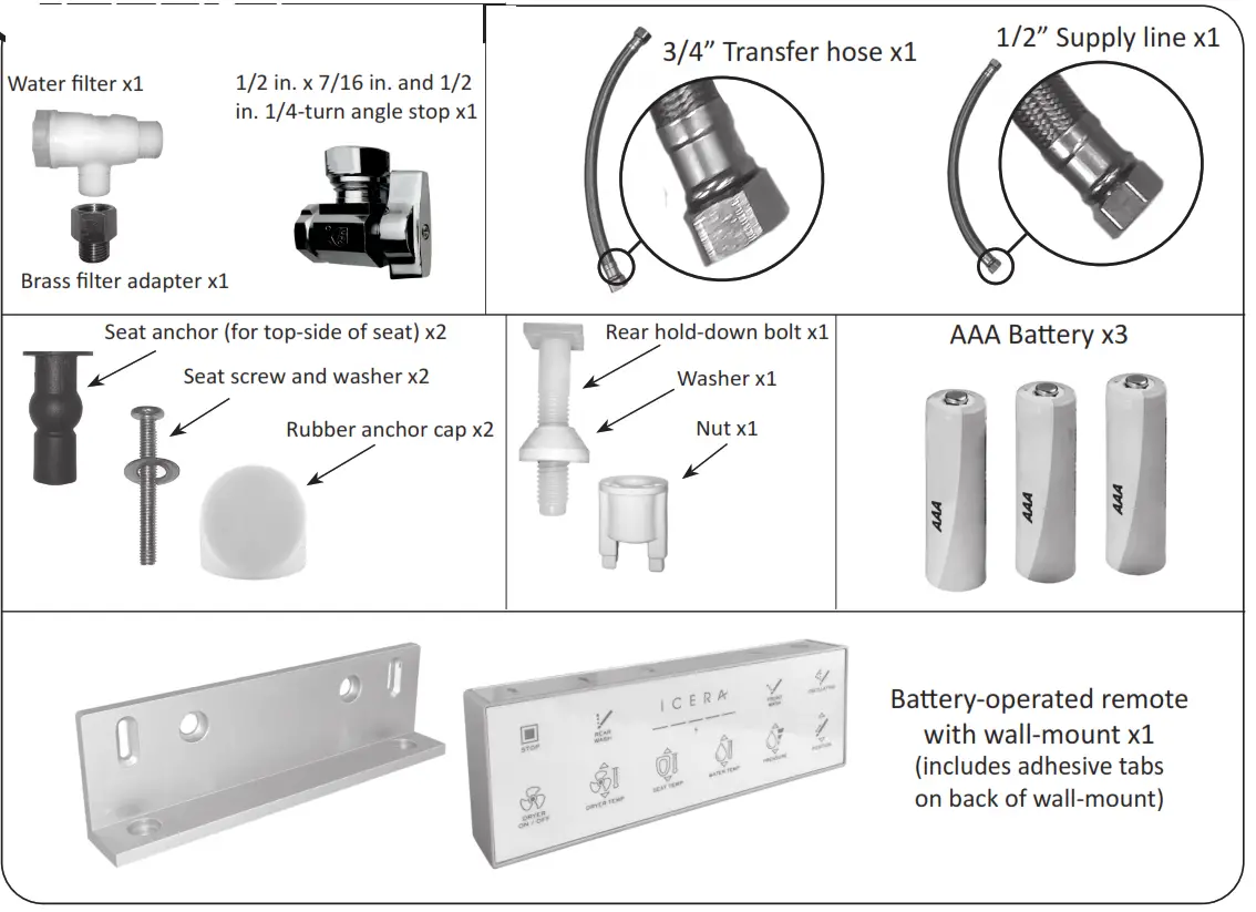 ICERA Muse iWash CS-20 Integrated Bidet Toilet - 4