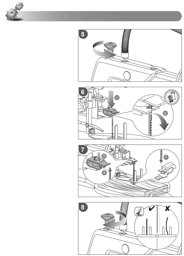 RYOBI RSW1240G 405mm Stationary Scroll Saw - Figure 14