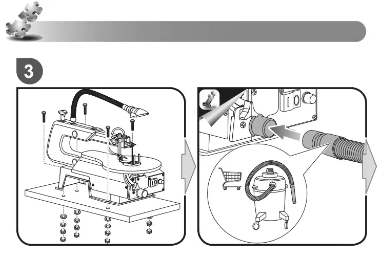 RYOBI RSW1240G 405mm Stationary Scroll Saw - Figure 4