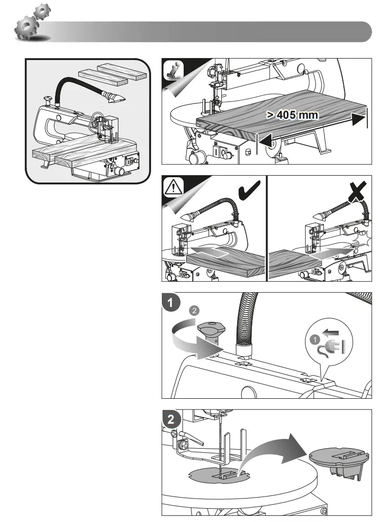 RYOBI RSW1240G 405mm Stationary Scroll Saw - Figure 8