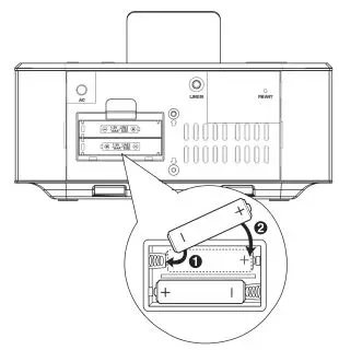 AZATOM HomeHub Q User Manual - Install two AAA batteries