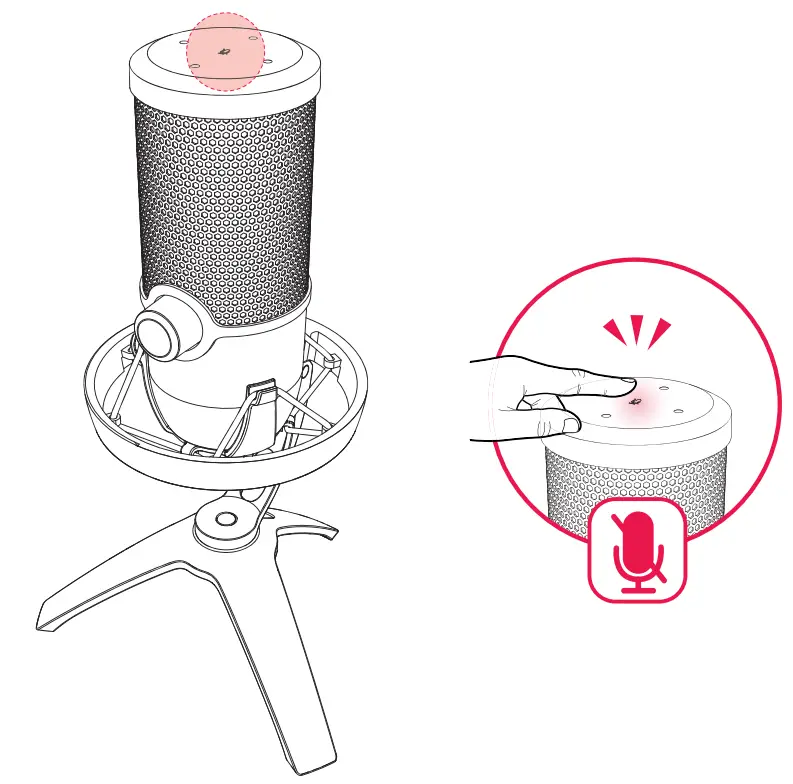 CHERRY UM 9 0 PRO RGB Illuminated Gaming Microphone - Fig 5