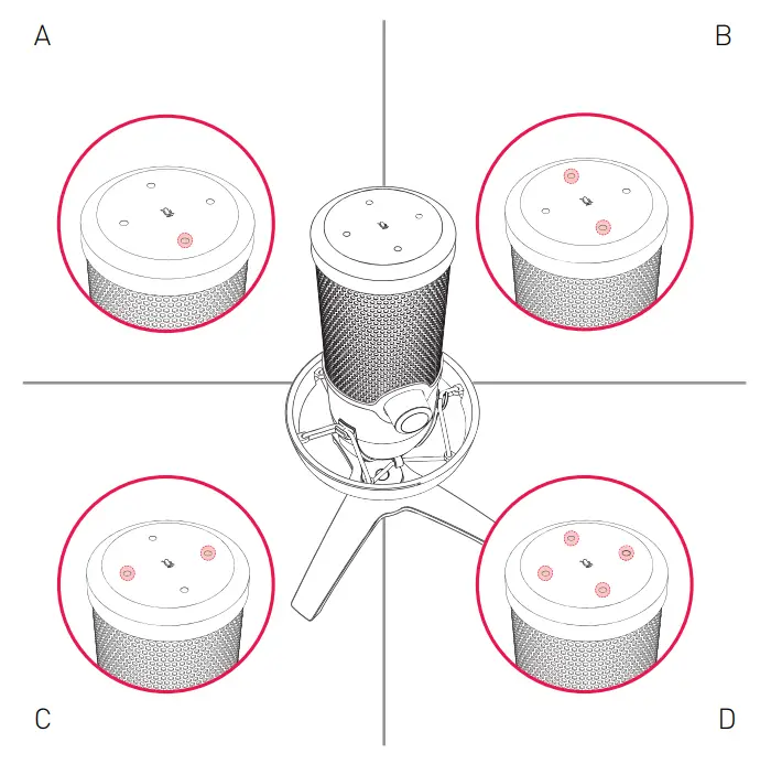 CHERRY UM 9 0 PRO RGB Illuminated Gaming Microphone - Fig 7