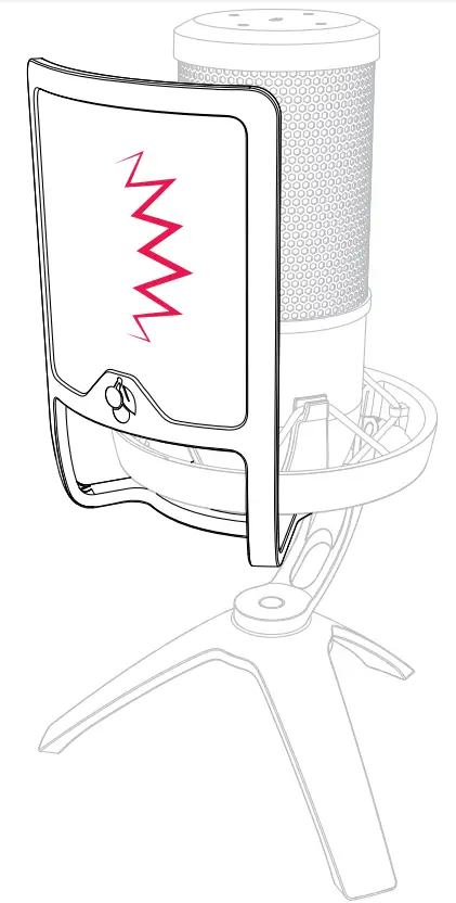 CHERRY UM 9 0 PRO RGB Illuminated Gaming Microphone - Fig 9