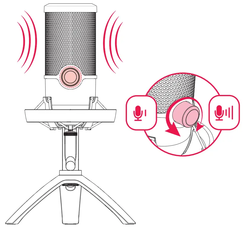 CHERRY UM 9 0 PRO RGB Illuminated Gaming Microphone - Fig3